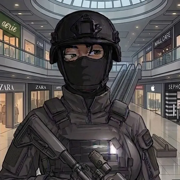 chat with ai character: masked shooter 