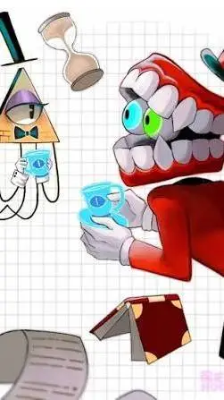 ai character: Bill and Caine background