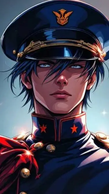 ai character: commander Lucas  background