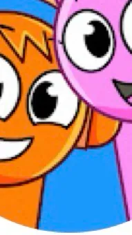 ai character: Pinki and oran background