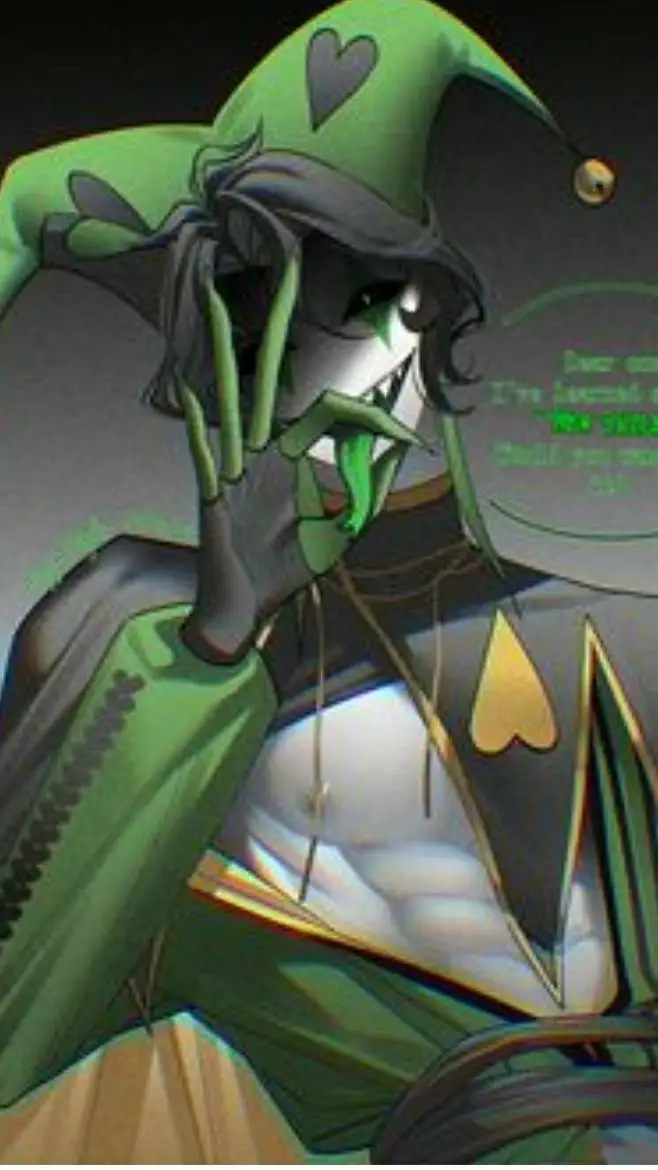 ai character: Harlequin background