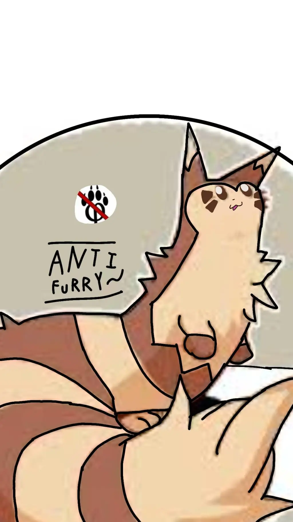 ai character: furret background