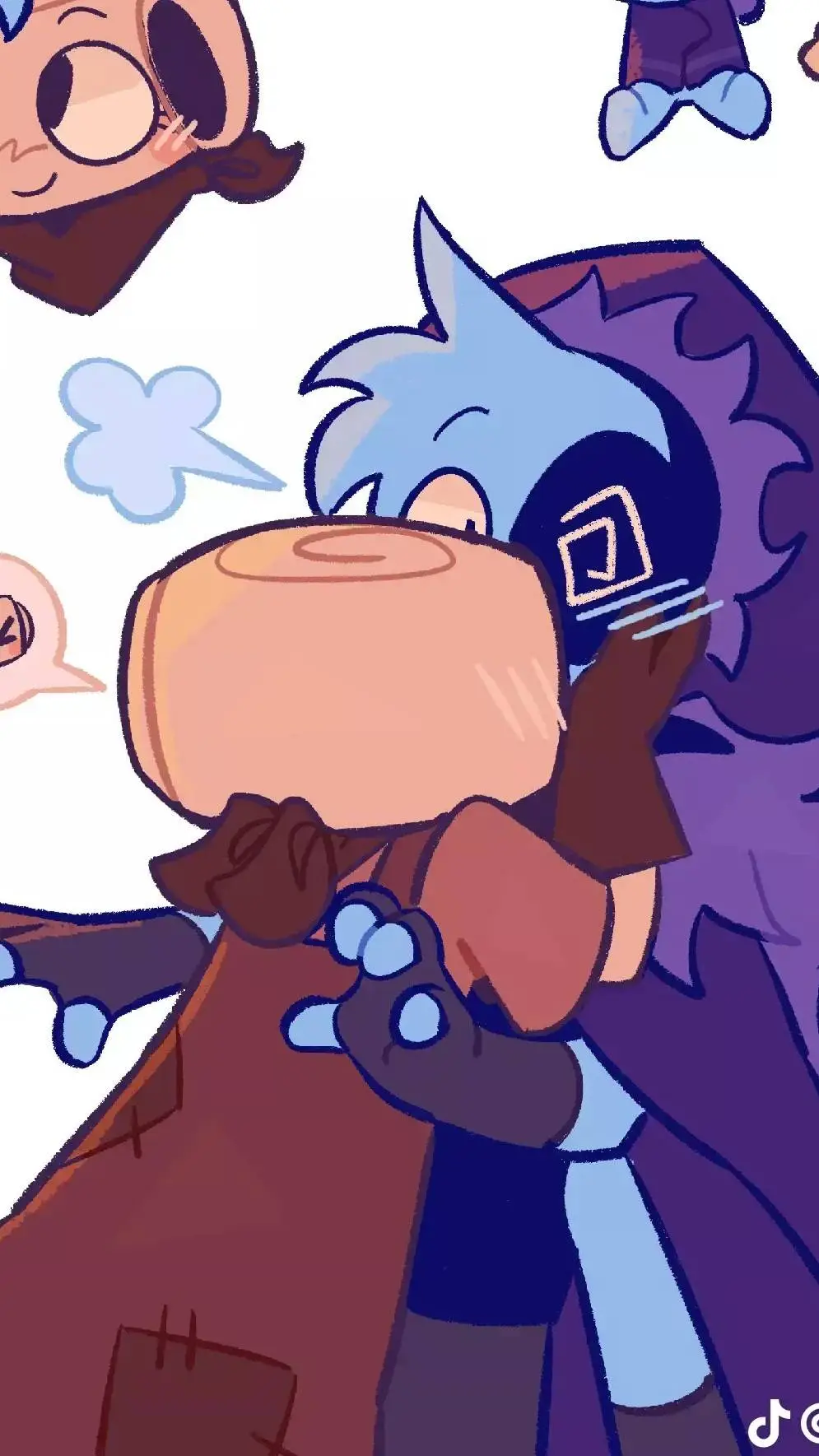 ai character: Shelly x Astro𓂃⋆.˚ background