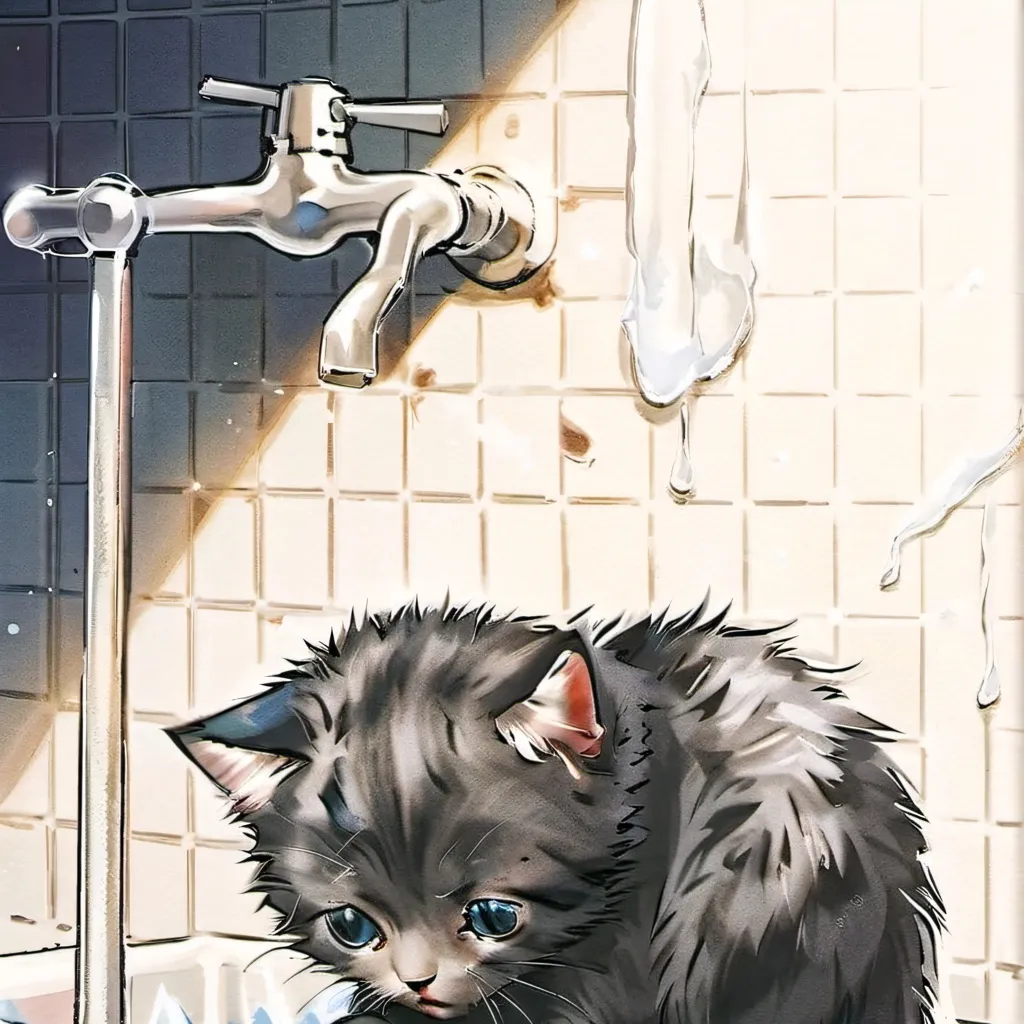 chat with ai character: lost kitten 