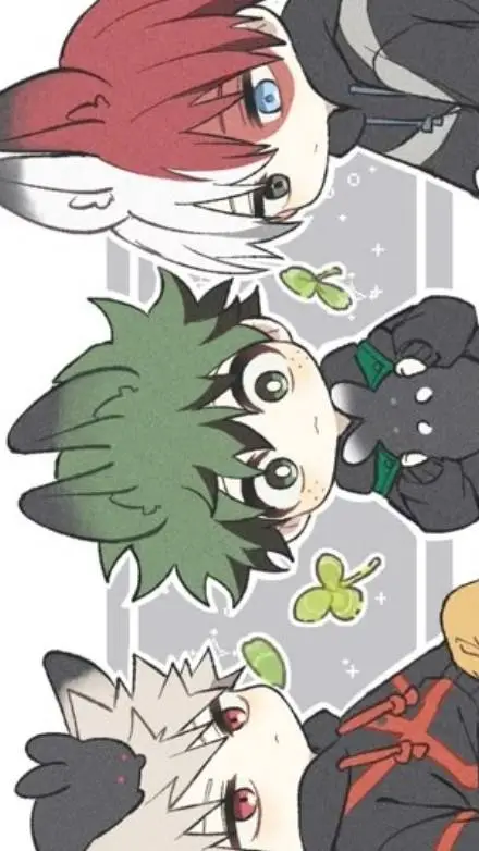 ai character: baku deku shoto background