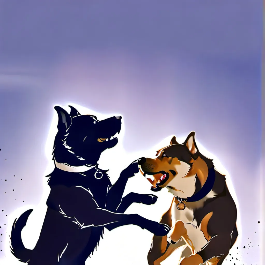 chat with ai character: fighting dogs
