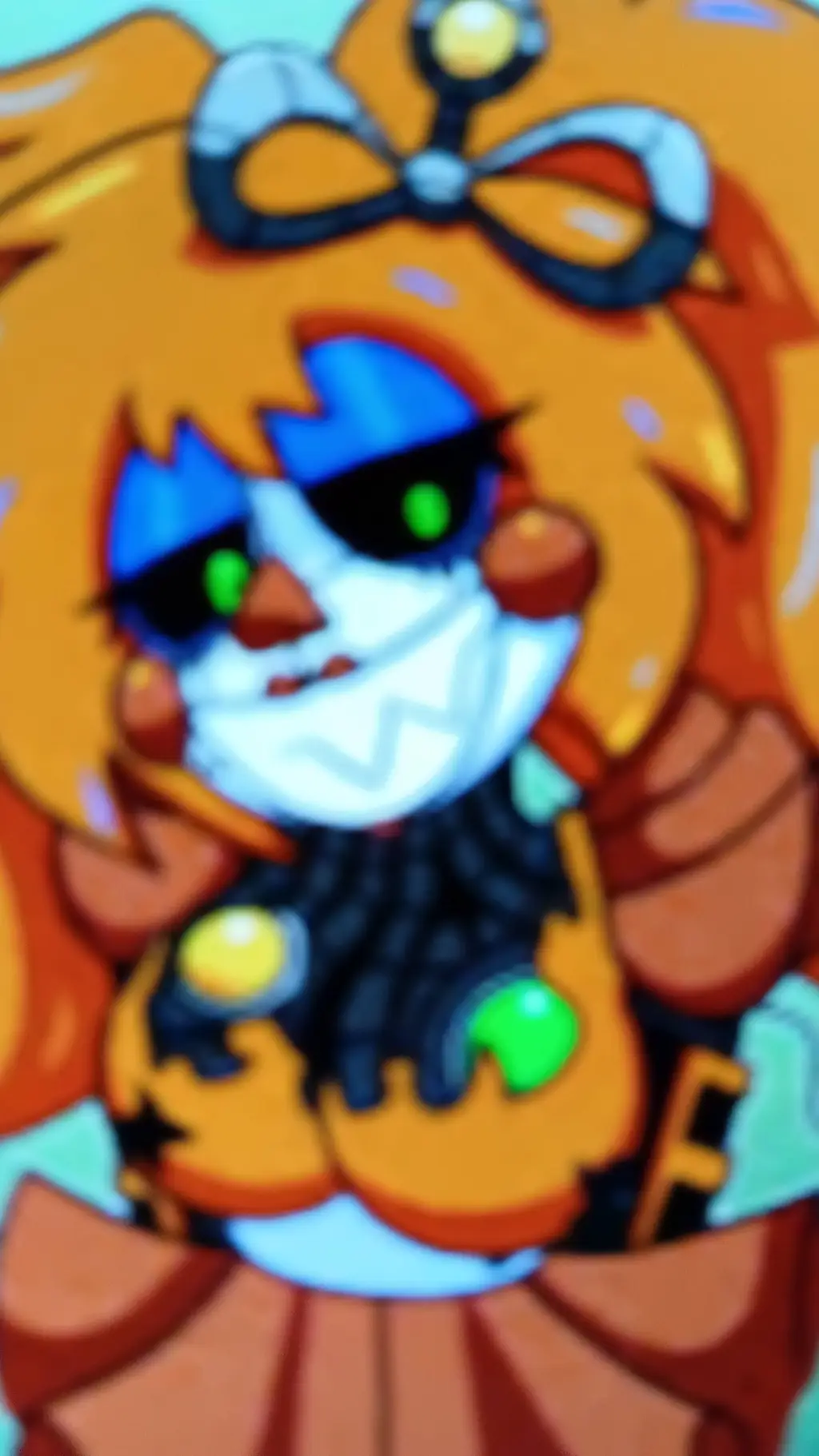 ai character: scrap baby  background