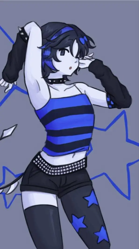 ai character: Two time Girl background