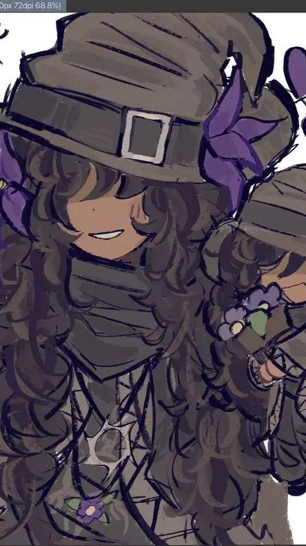 ai character: Azure Girl background