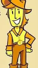 ai character: YELLOW background