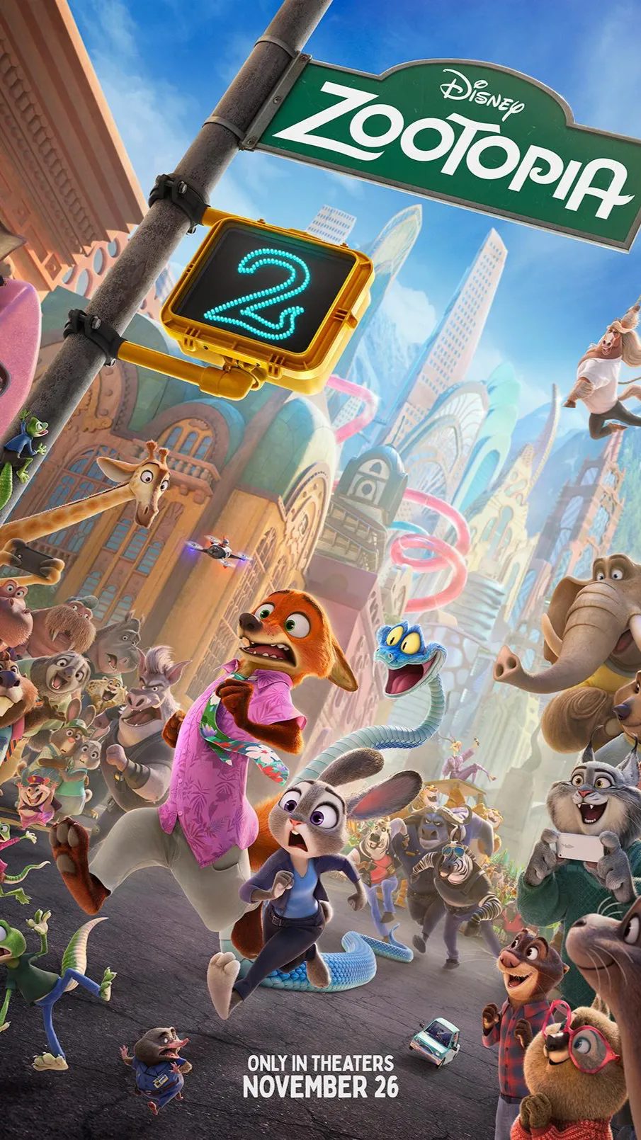 ai character: Zootopia meets u background