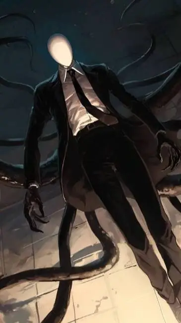 ai character: SLENDERMAN background