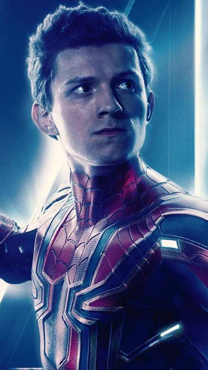 ai character: Tom Holland  background