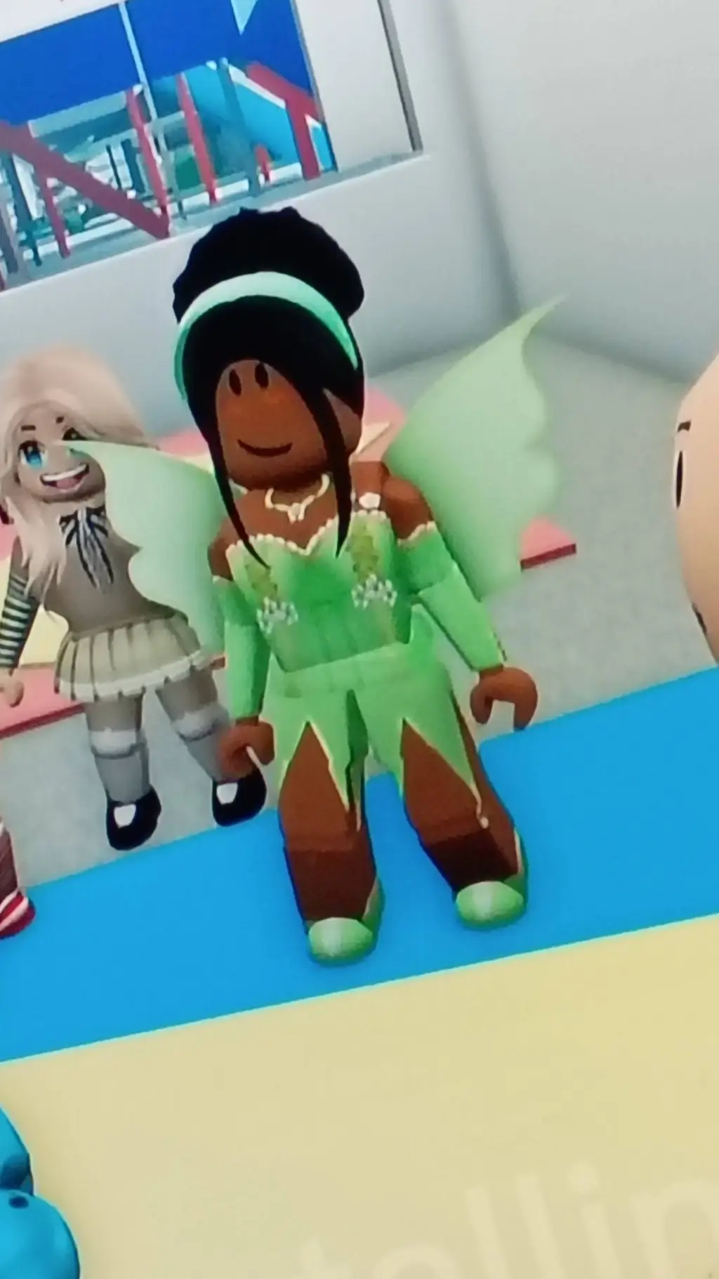 ai character: Zoey and Masha  background