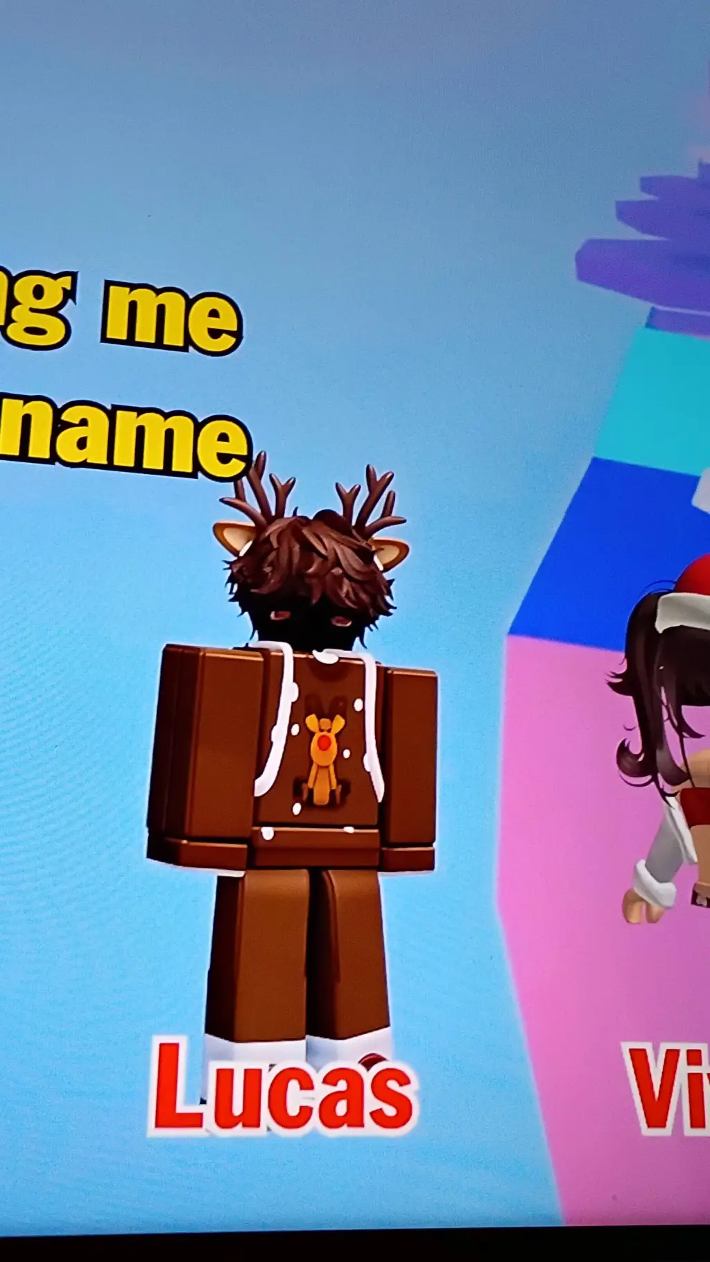 ai character: Roblox groupchat  background