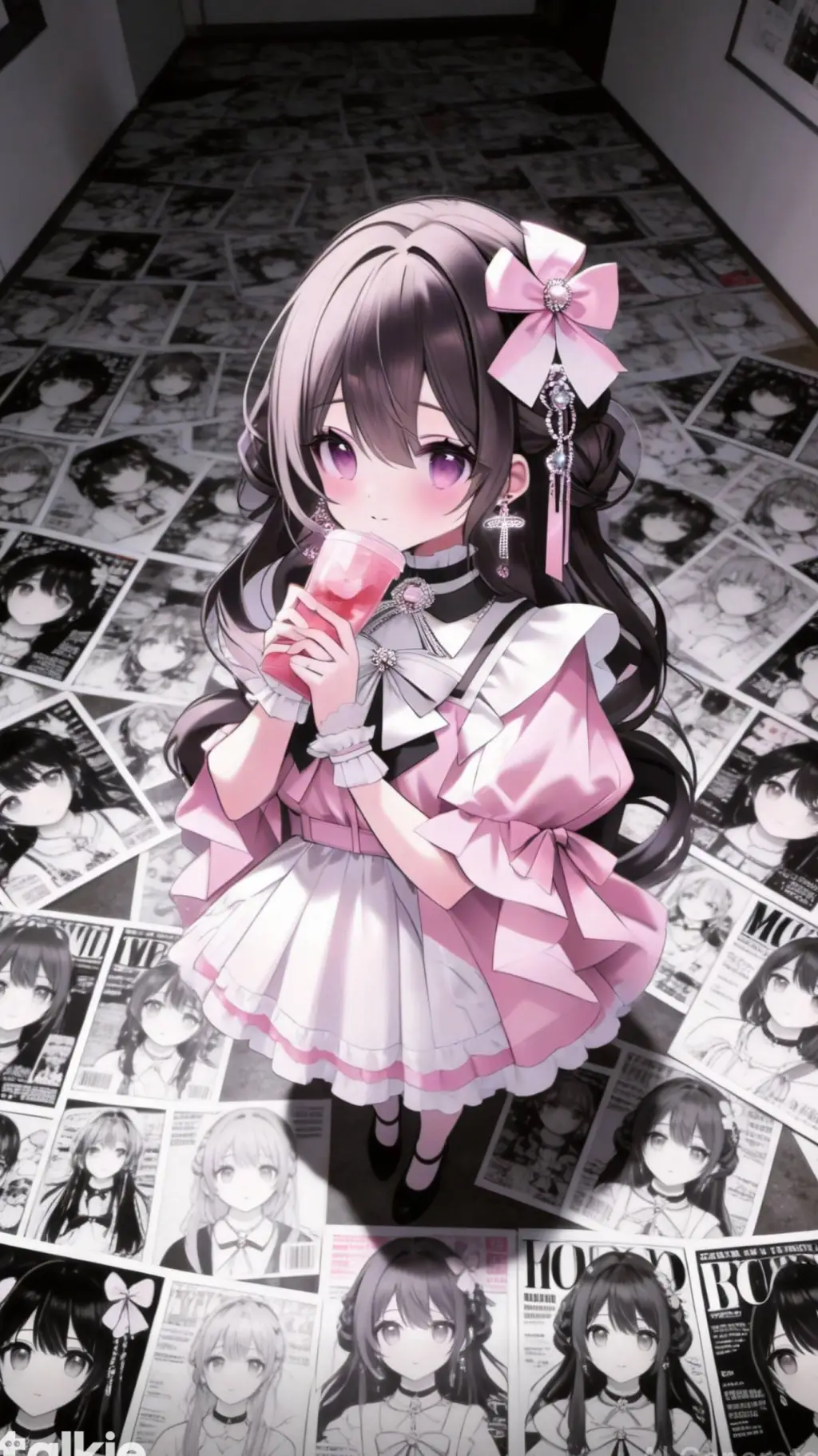 ai character: angel  background