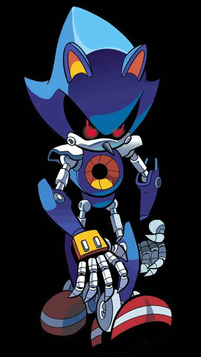 ai character: metal Sonic  background