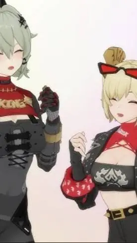 ai character: Caesar y burnice  background