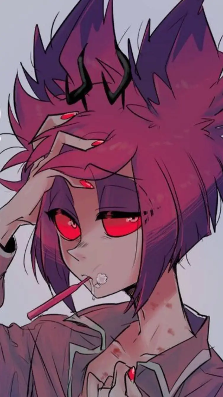 ai character:  Clingy Alastor  background