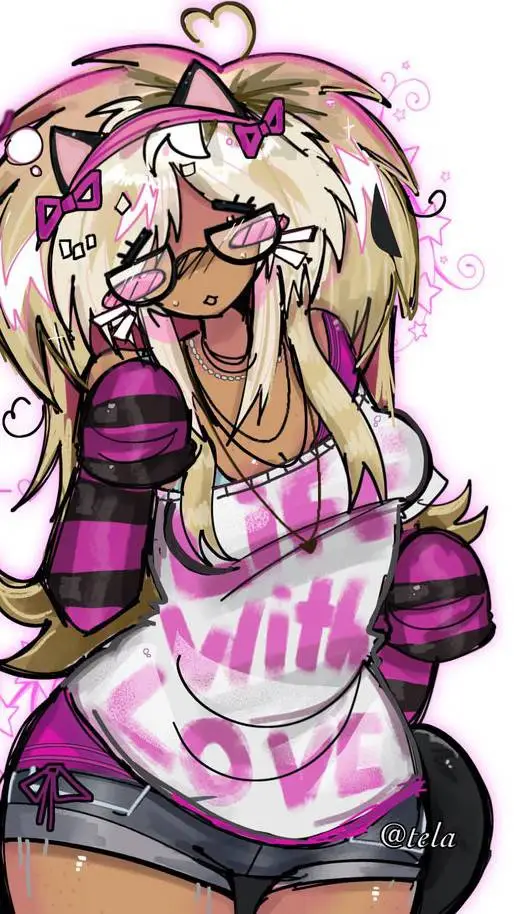 ai character: kitty kat background