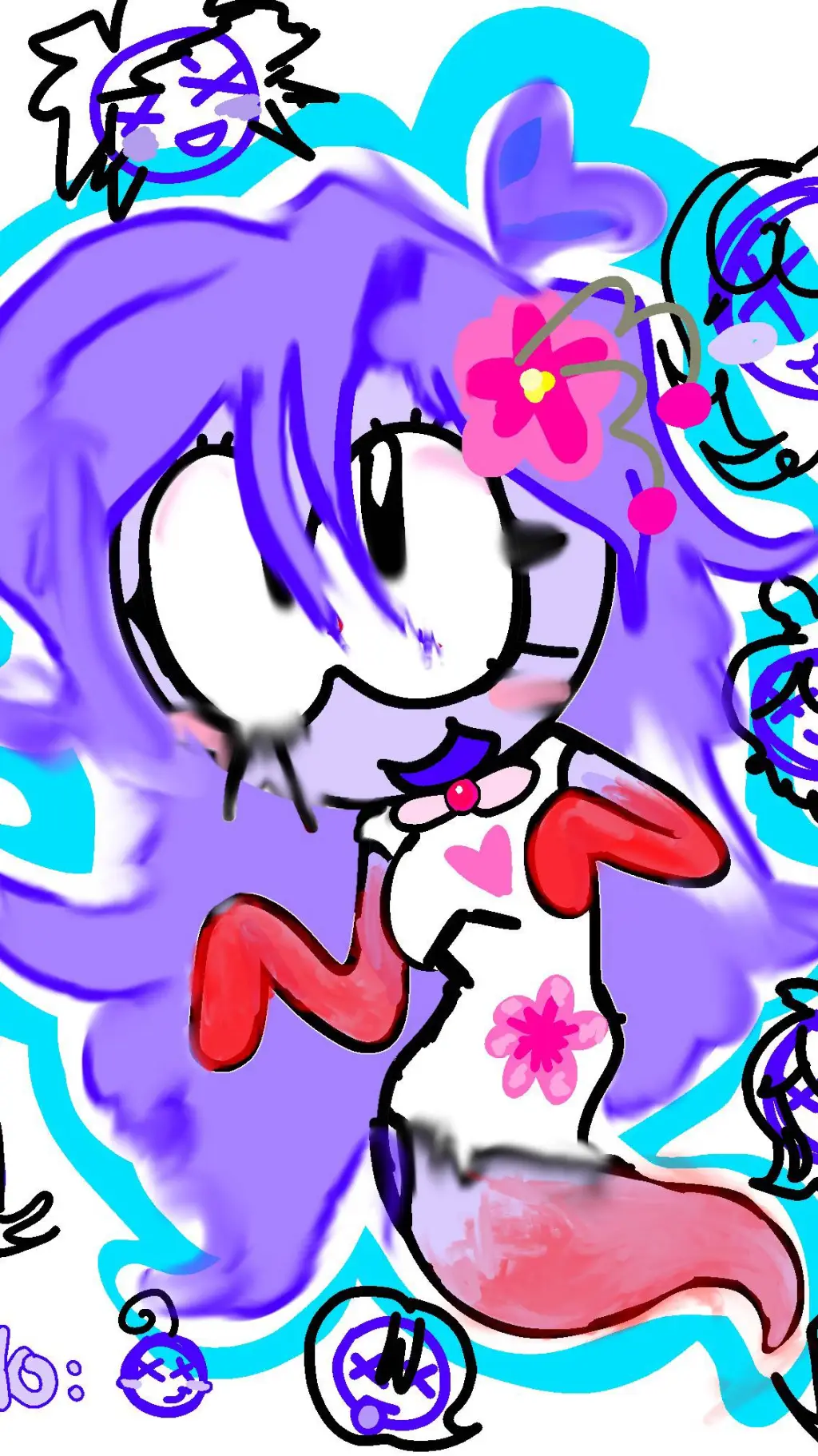 ai character: dandys world Main background