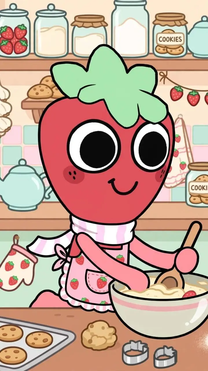 ai character: sprout.  background