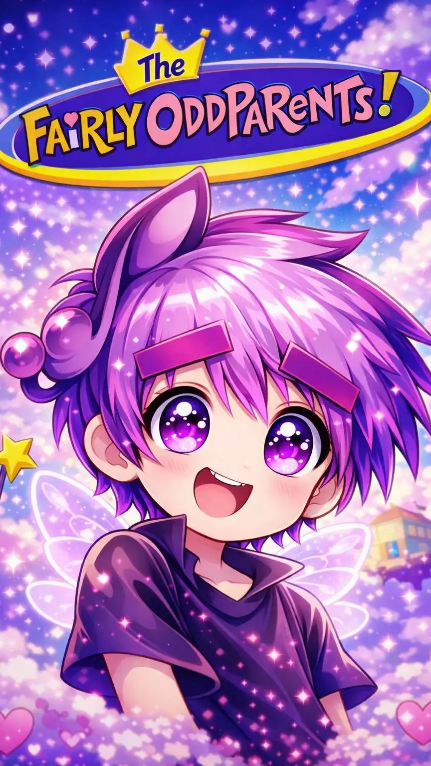 ai character: Timmy turner  background