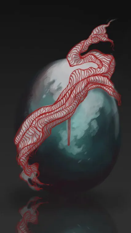 ai character: Alien Worm background