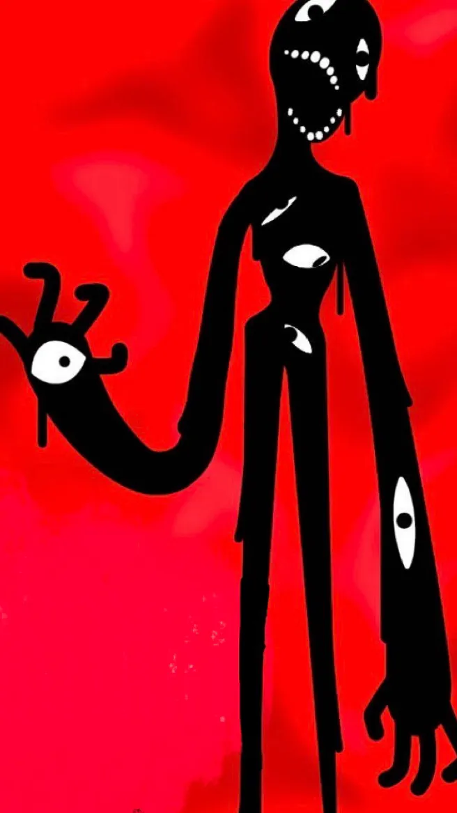 ai character: Ink background