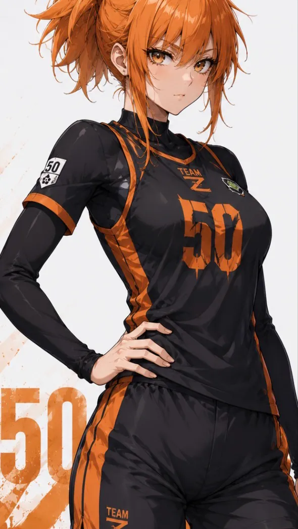 ai character: F.kunigami  background