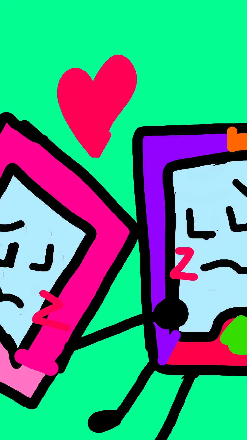 ai character: applephone X phone background