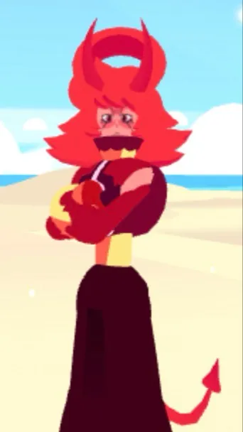 ai character: Mossanite background