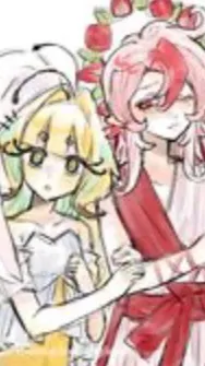 ai character: Pavlova cookie background