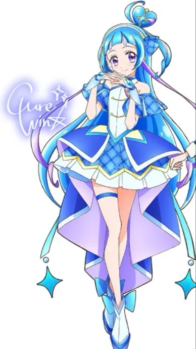 ai character: Cure Wink!  background
