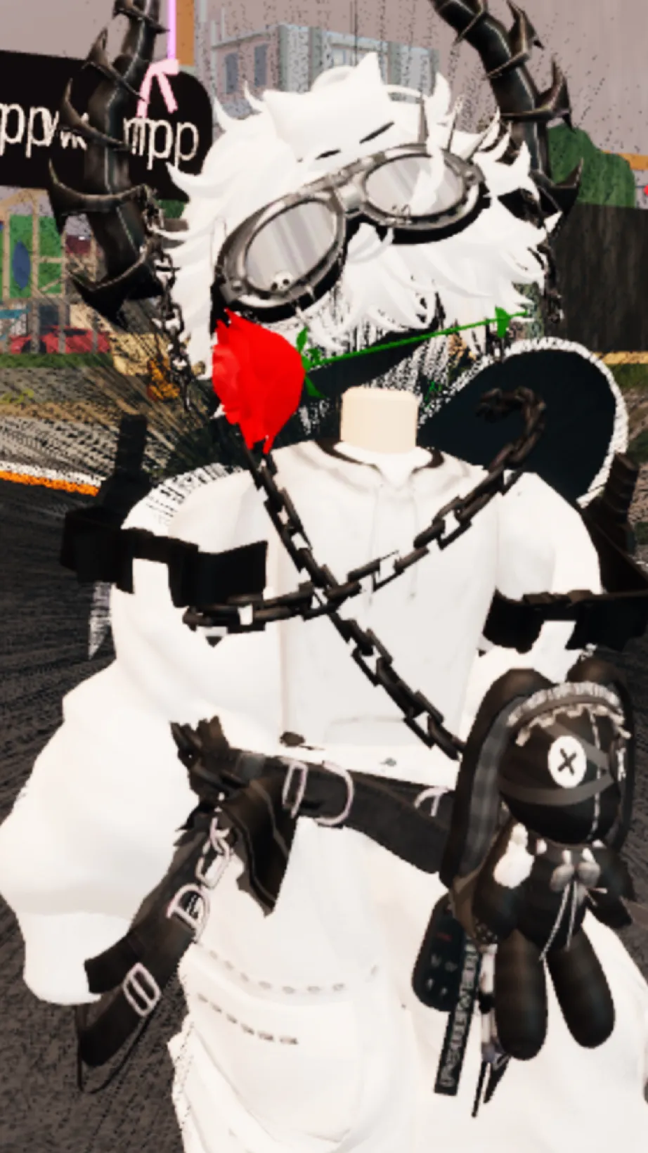 ai character: ￼Sleep over  background