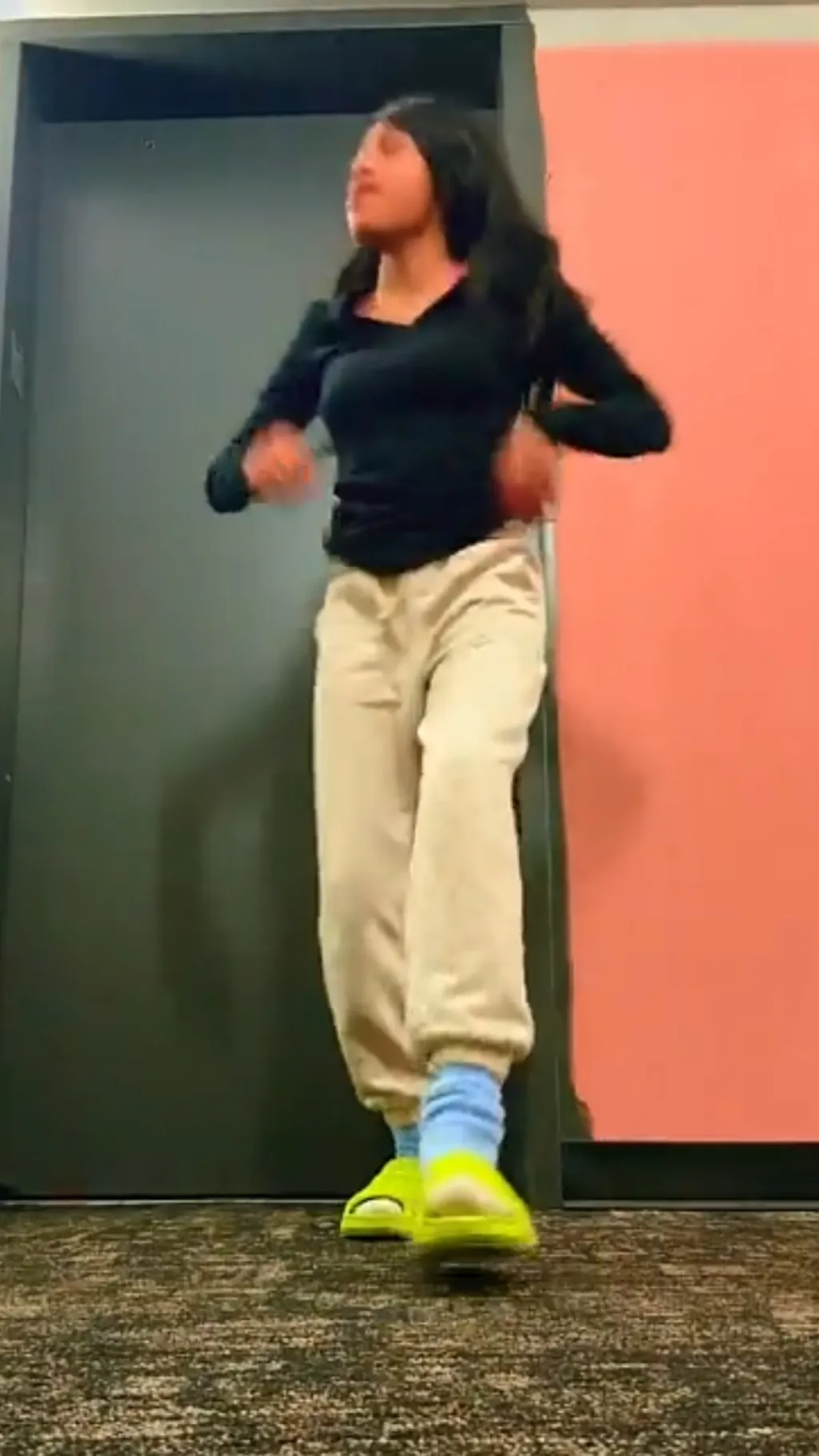 ai character: Her bf is coming   background