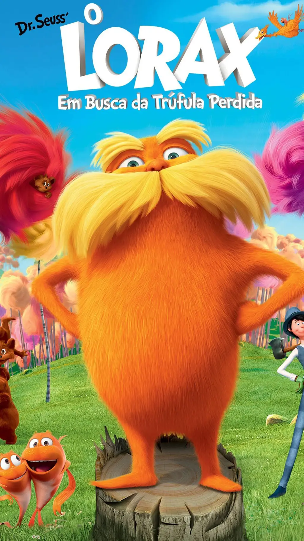 ai character: The.... LORAX background