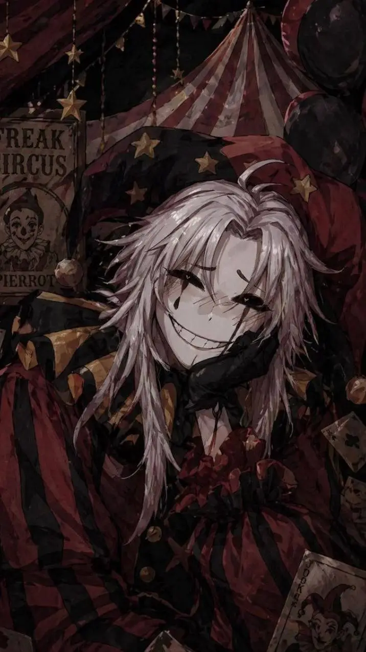ai character: Pierrot  background
