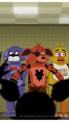 ai character: FNAFlostinbackroom background