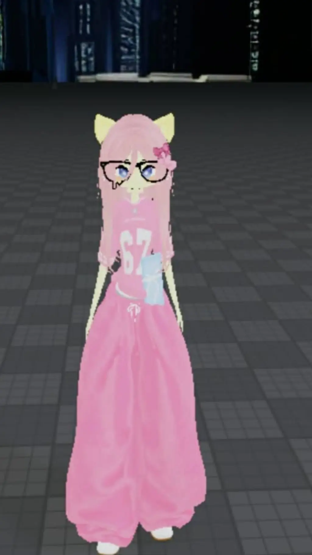 ai character: Fluttershy😍👑 background