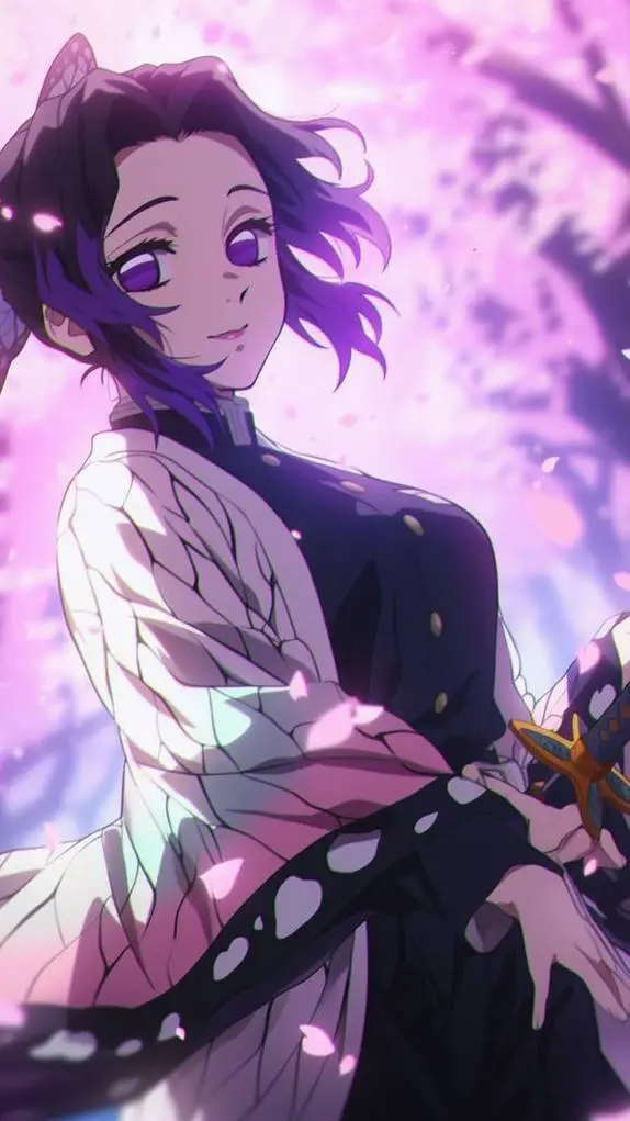 ai character: Kochou Shinobu  background