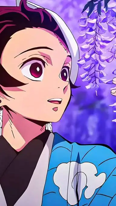 ai character: Tanjiro Kamado  background