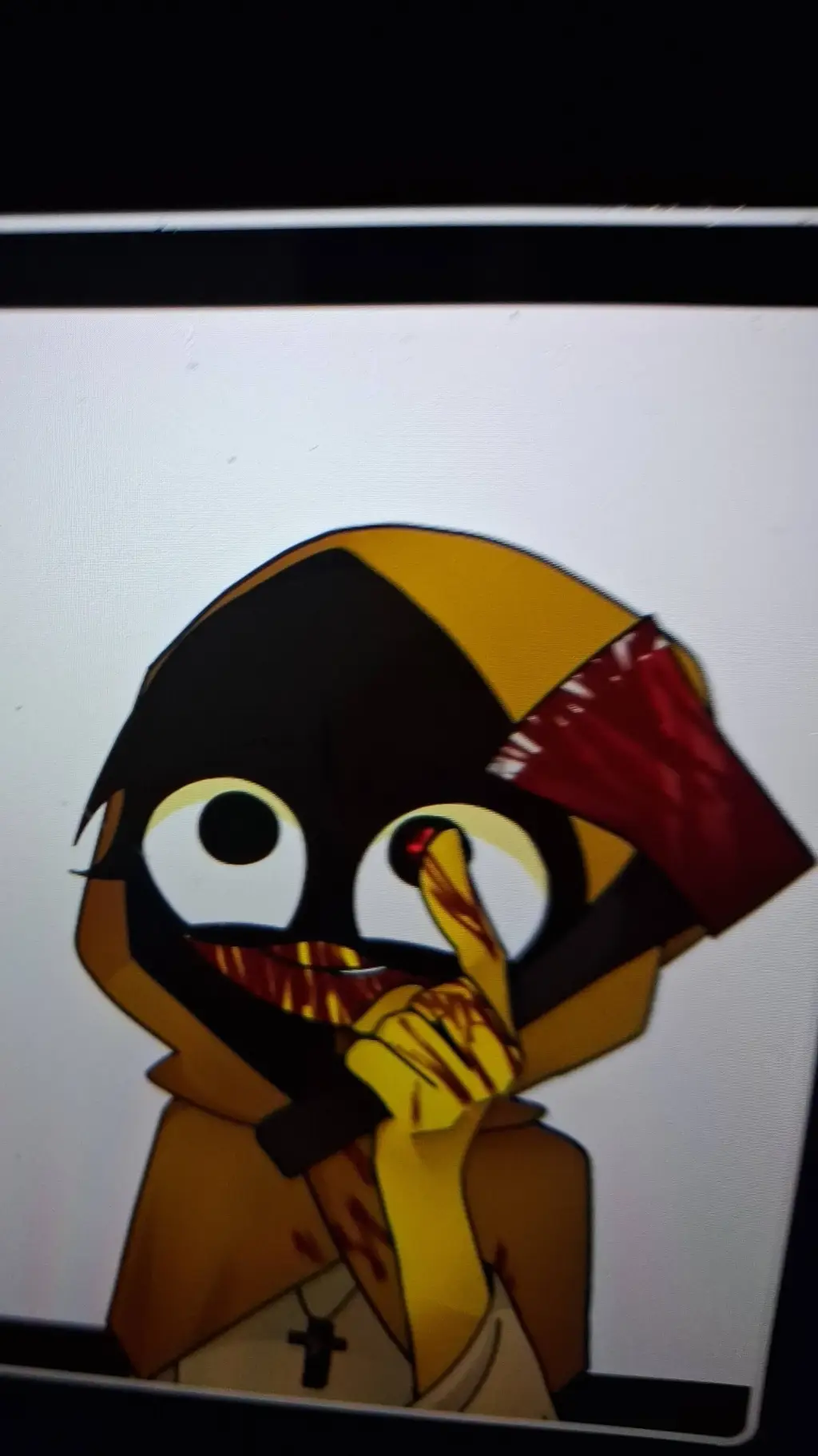 ai character: sprunki chant 🎤🎙 background