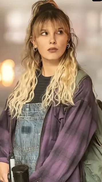 ai character: Millie bobby brown background