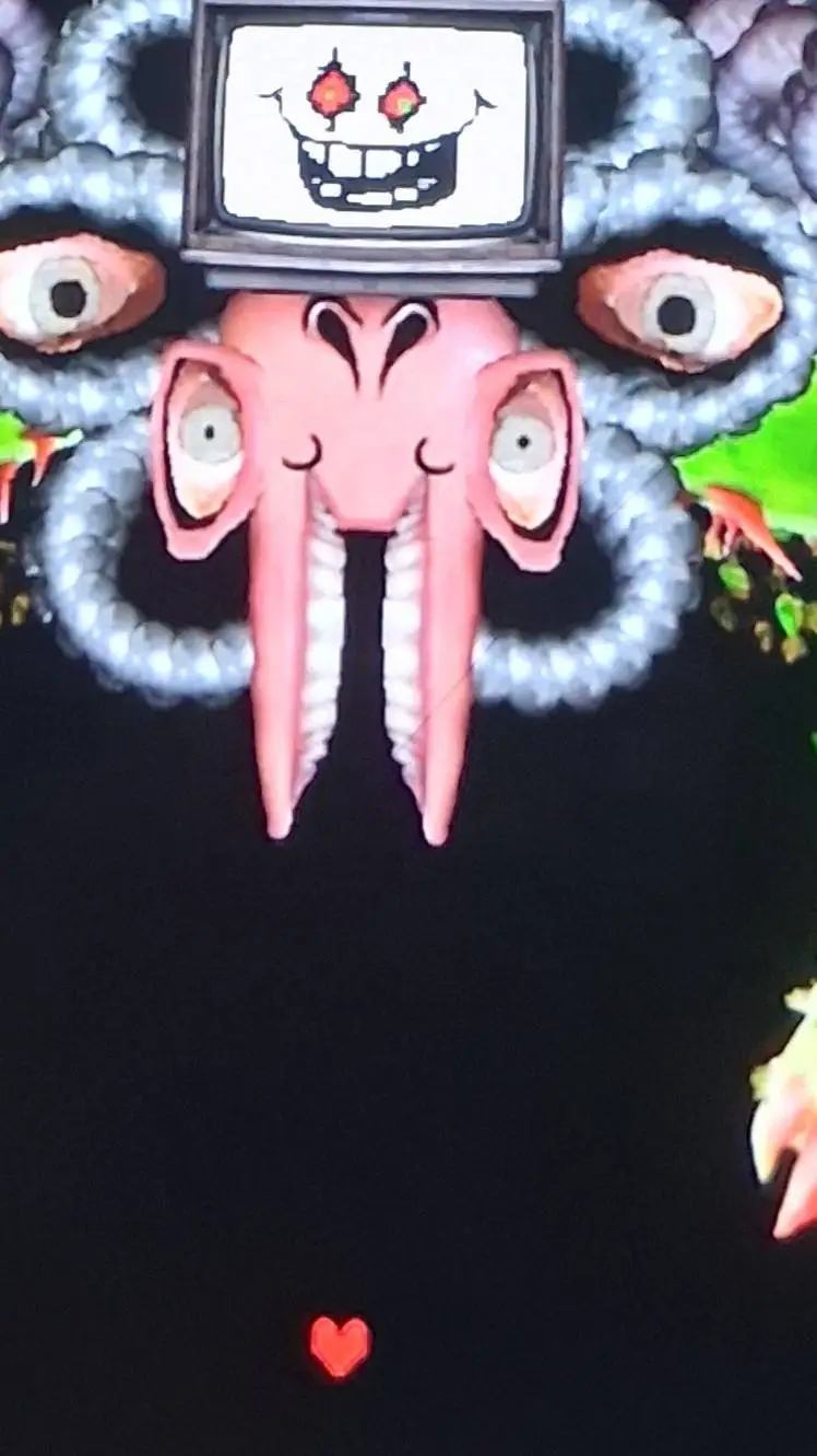 ai character: omeger flowey  background