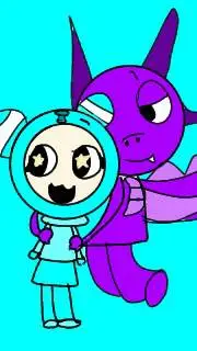 ai character: meme background