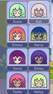 ai character: girl family  background