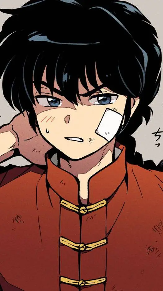 ai character: Ranma y medio  background