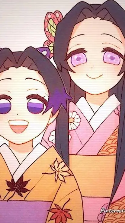 ai character: Shinobu y kanae background