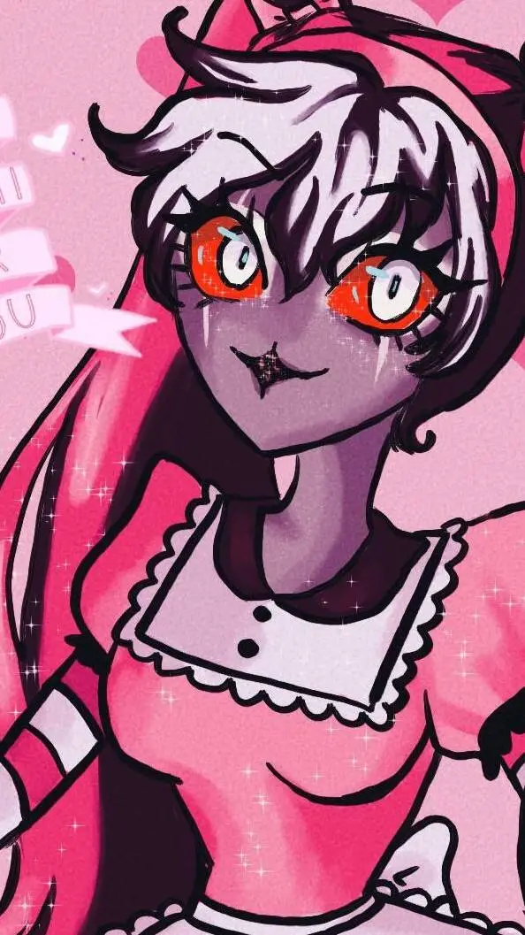 ai character: 🤍🩷Velvet🩷❤️ background